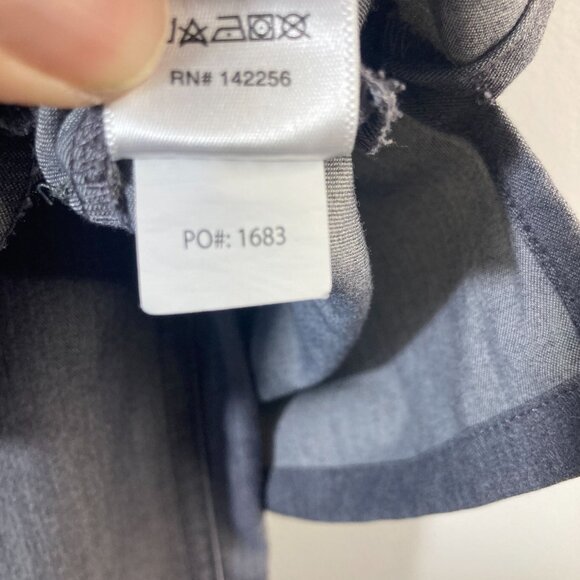 Womens Figs Casma Kade Scrub Set Graphite Gray S Polyester Rayon Spandex #1 - Picture 9 of 12